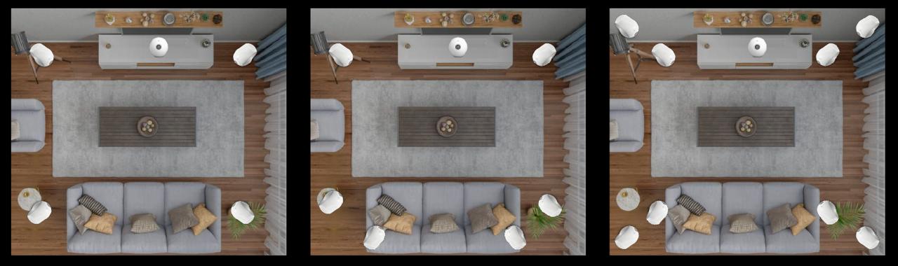 Схемы расстановки Phantom Theater 5 / 7 / 9